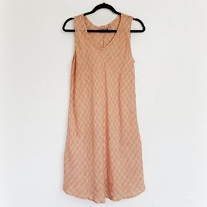Flax Peach Sleeveless Dress